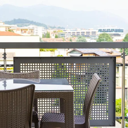 Апартаменты Skyloft - Attico Chic Con Panorama Unico Бергамо